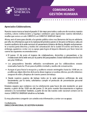 Comunicado Gestión Humana-16junio