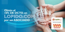 Obtén el 10% de dcto. en www.lopido.com por ser Asociado