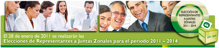 Elecciones de Representantes a Juntas Zonales 2011-2014