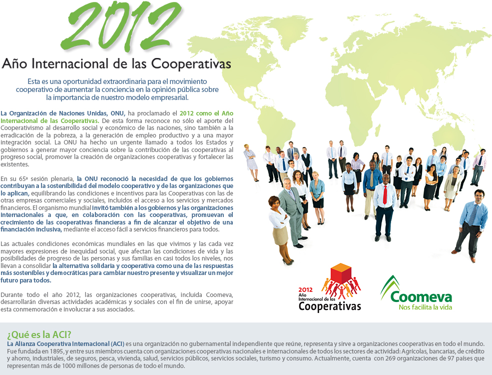 2012, Año Internacional de las Cooperativas