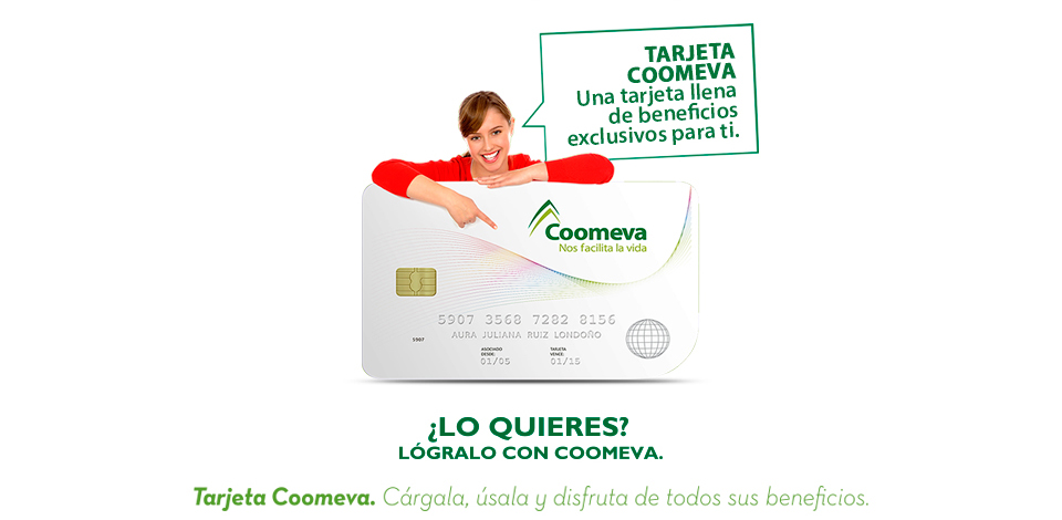 Tarjeta Coomeva, una tarjeta llena de beneficios exclusivos para ti