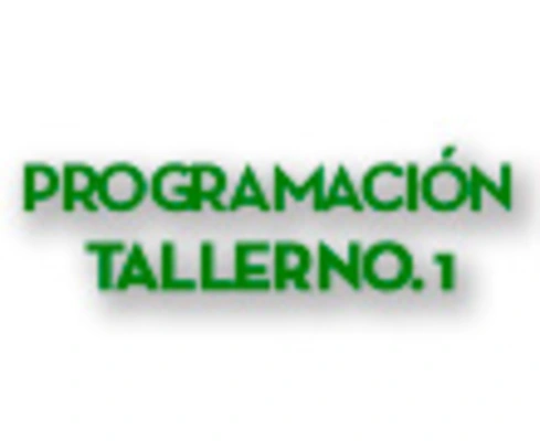 Programación Taller No. 1 Módulos Profesionales 2017