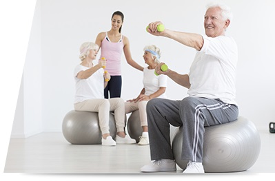Adultos mayores haciendo ejercicio 1